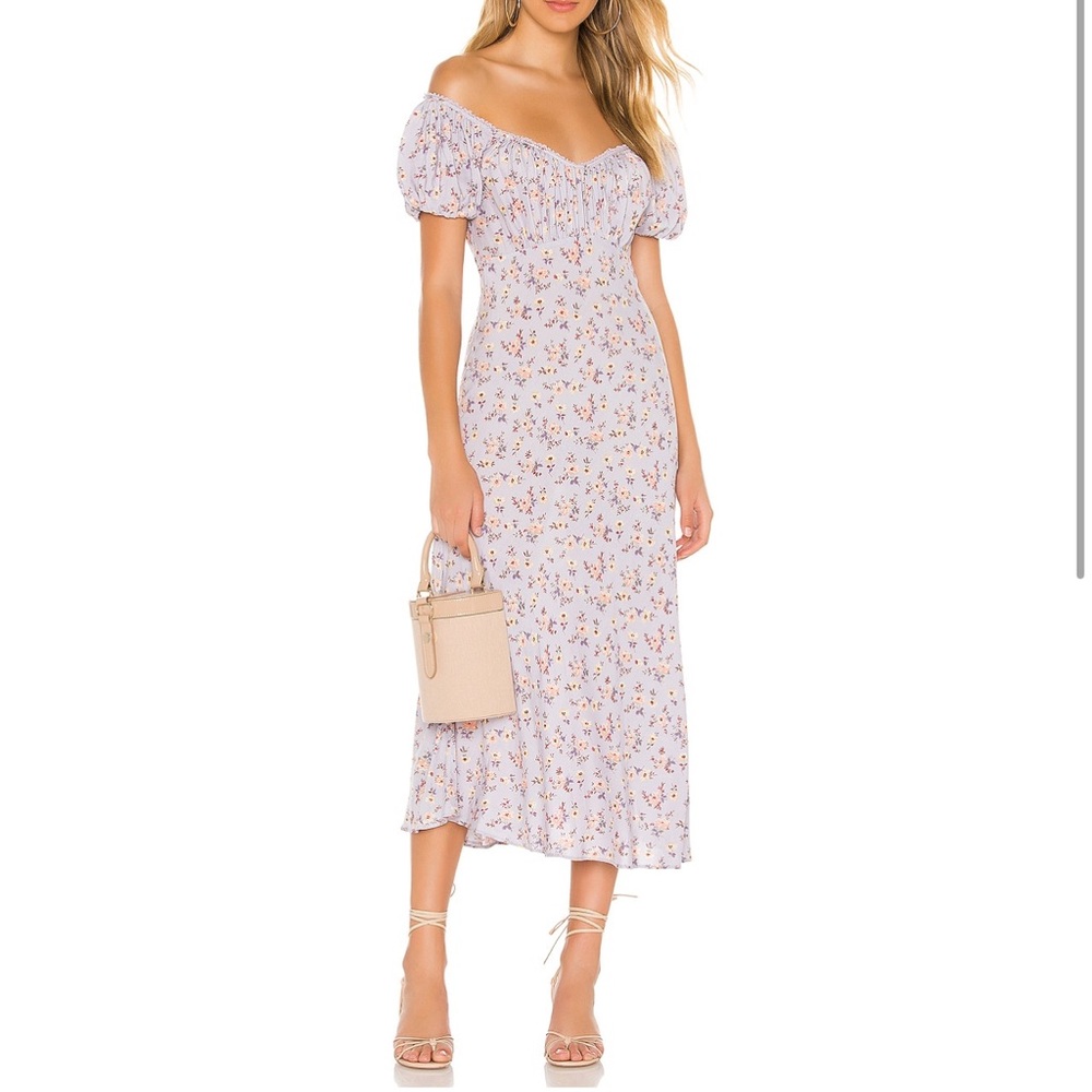 Auguste The Label Purple Floral Dress US6 - Worn Once!